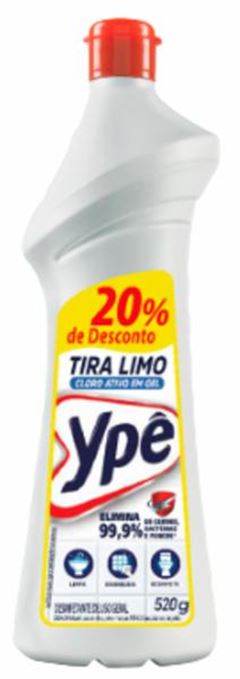TIRA LIMO CLORO GEL 20% 520G CX/12