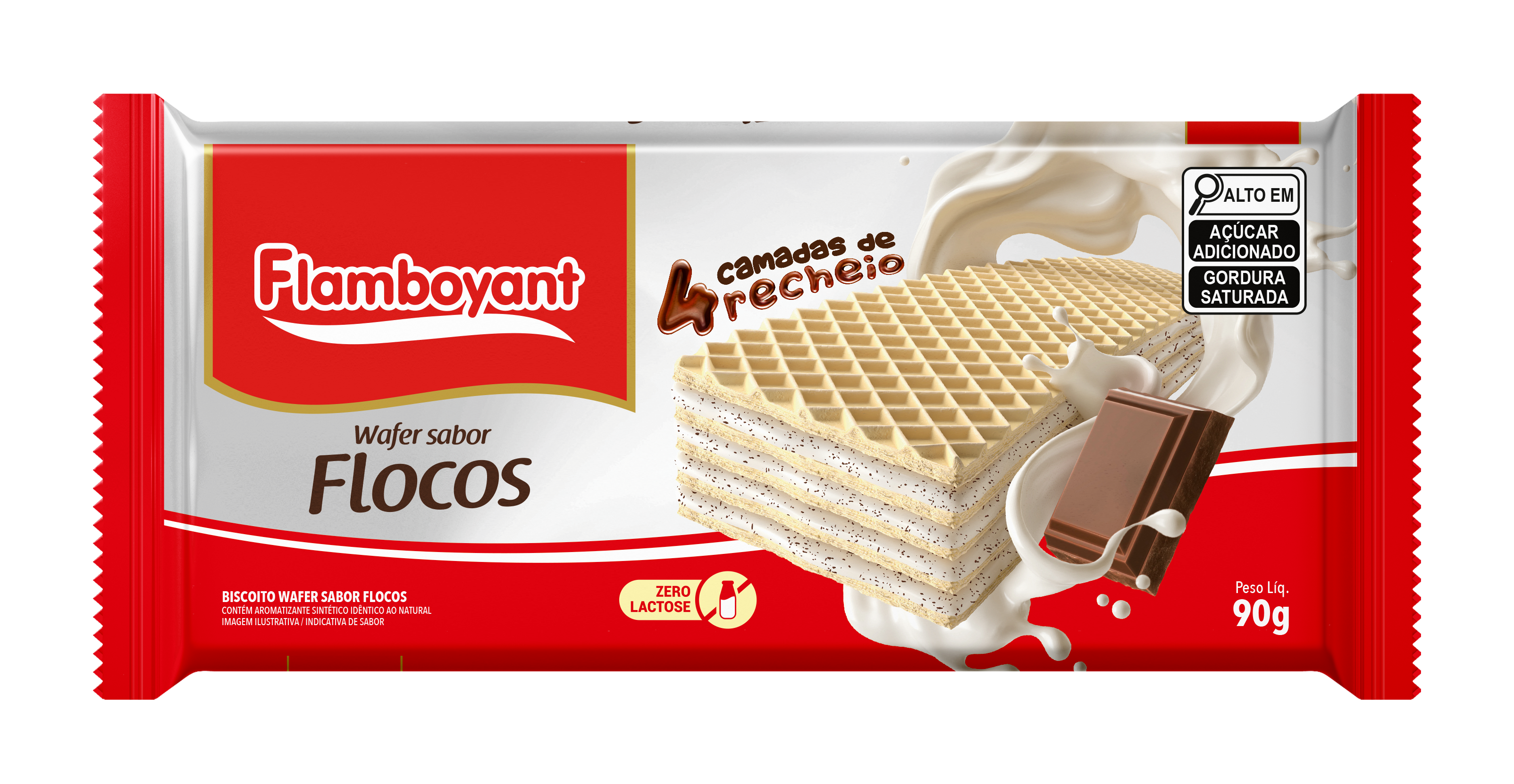 FLAMB BISC WAFER FLOCOS 90GRS CX/40