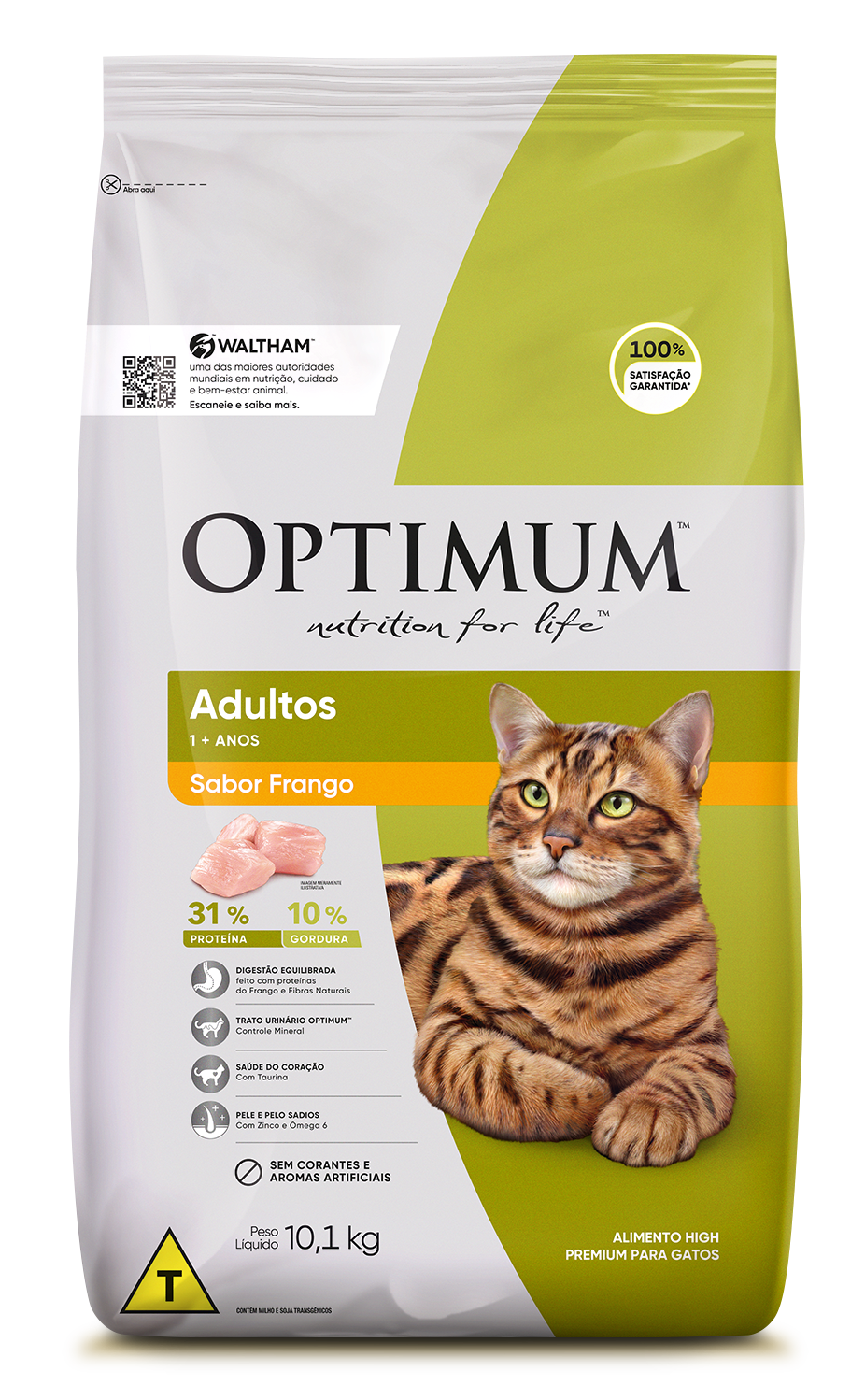 OPTIMUM DRY CAT AD FRANGO 10,1KG