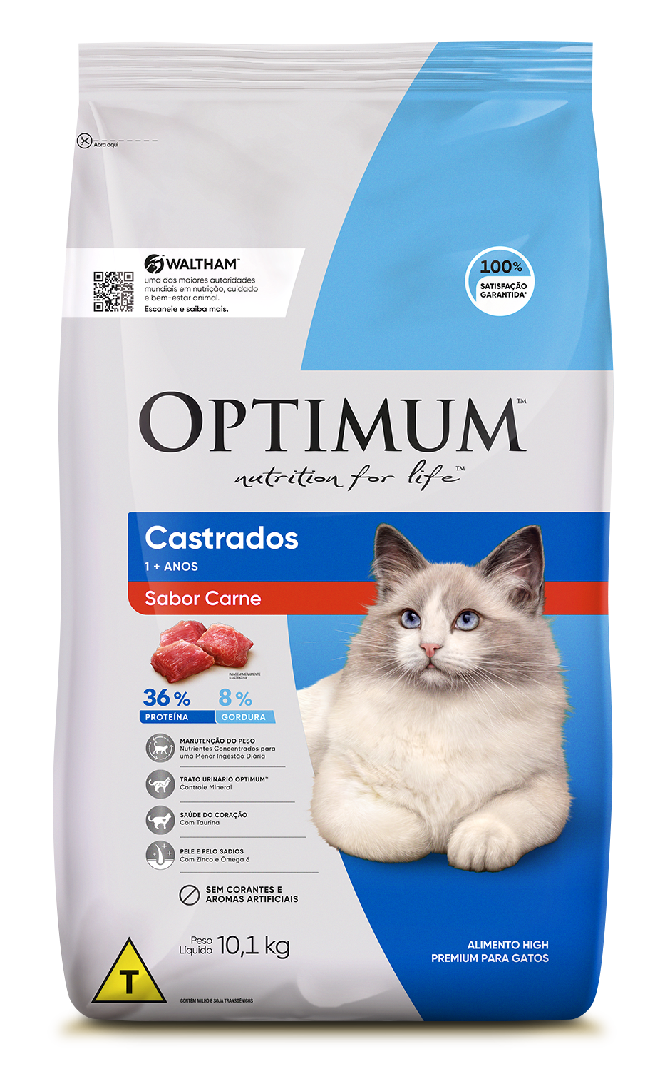 OPTIMUM DRY CAT AD CAST CARNE 10,1KG