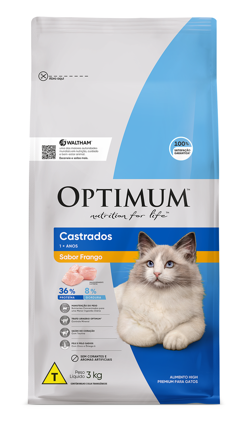 OPTIMUM DRY CAT AD CAST FRANGO 3KG FD/6
