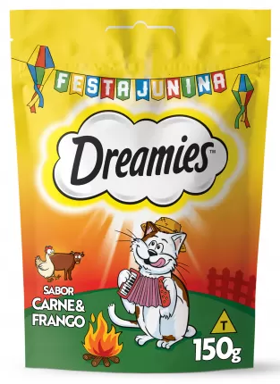 DREAMIES SZ CARNE E FRANGO 150G CX36