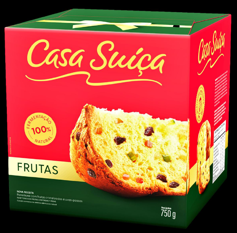 PANETONE CS FRUT FERM NATURAL 750GR CX12