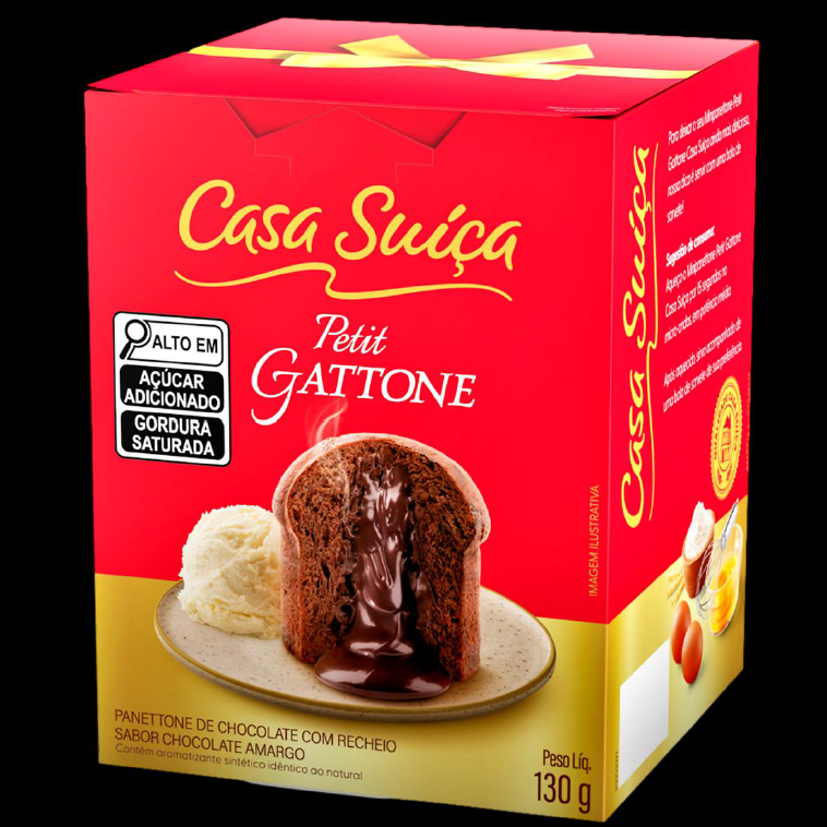 PANETONE CS PETIT GATTONE 130GR CX/24