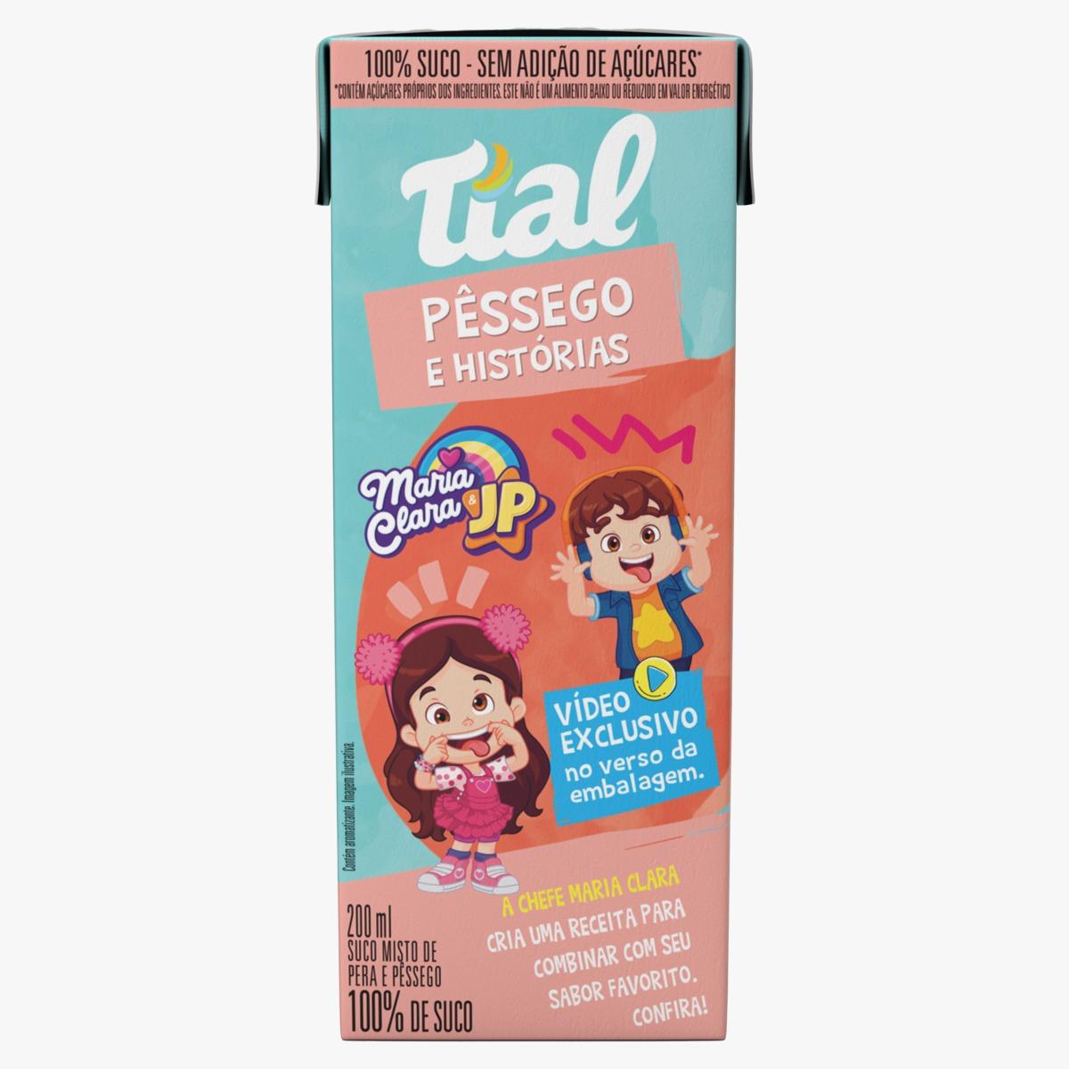 TIAL KIDS 100% PESSSEGO/PERA 200ML CX24