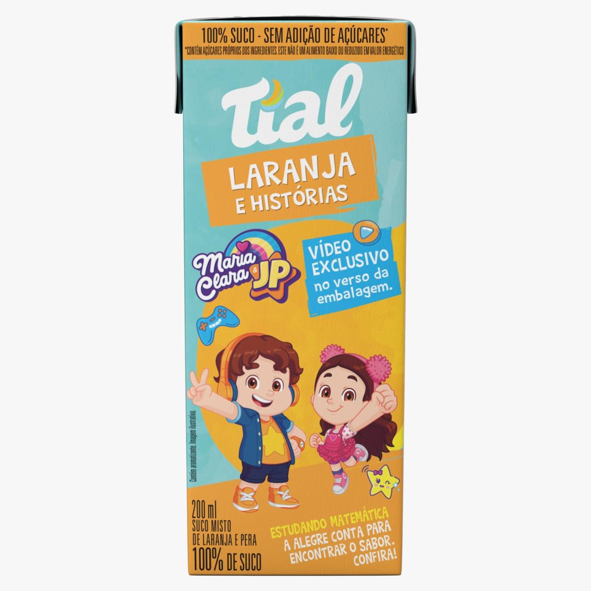 TIAL KIDS 100% LARANJA/PERA 200ML CX/24