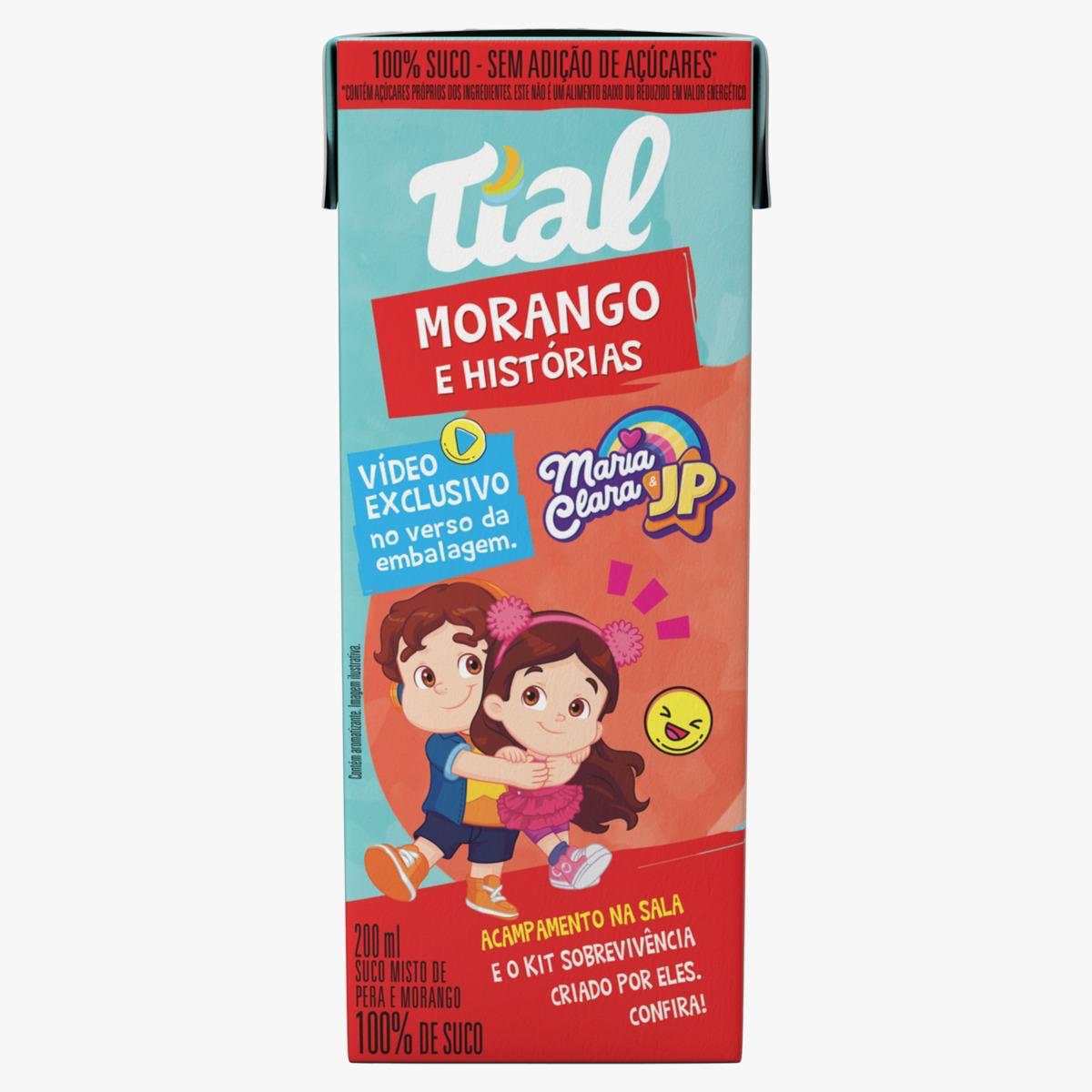 TIAL KIDS 100% MORANGO E PERA 200ML CX24