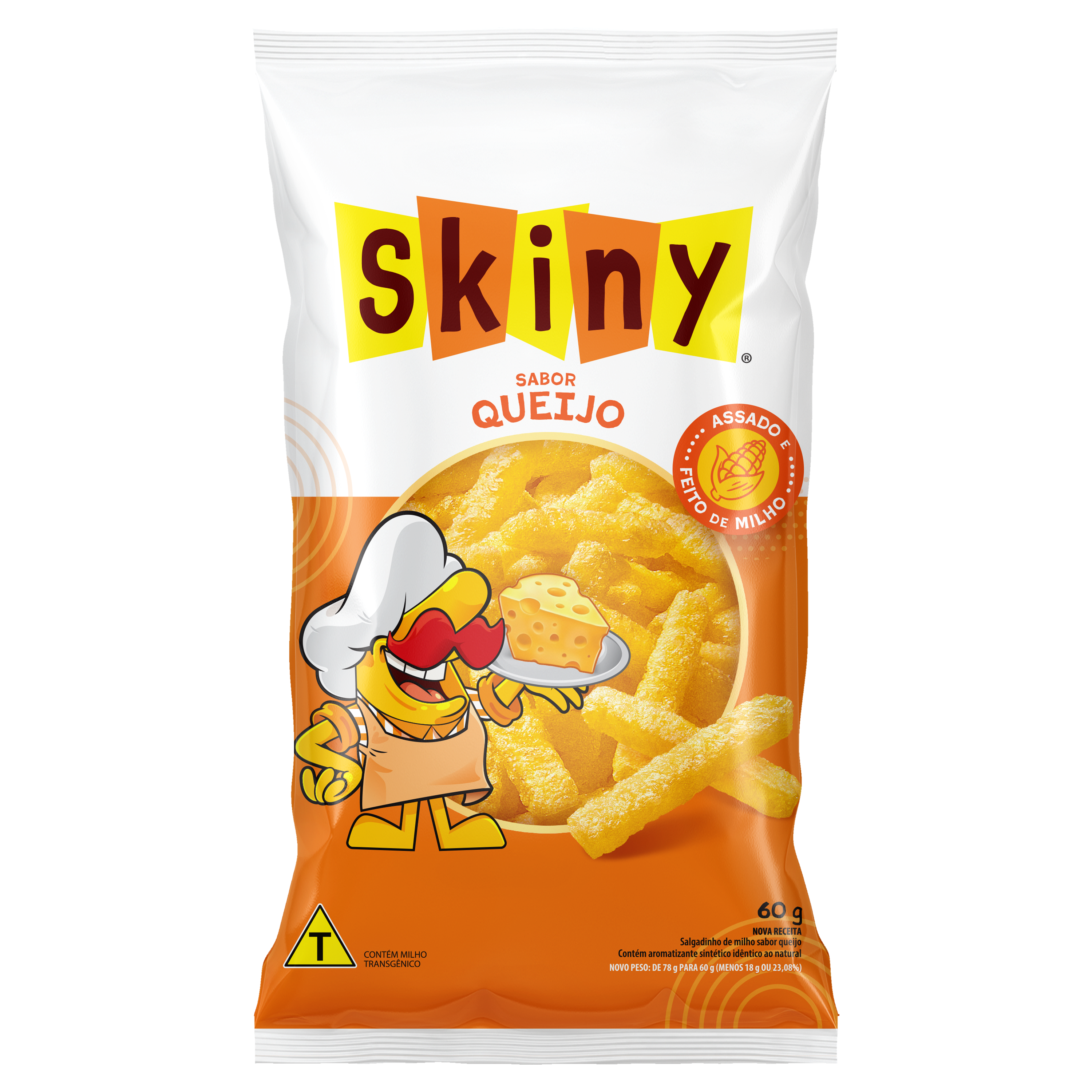 SKINY CLASSICO QUEIJO 60GR CX/24