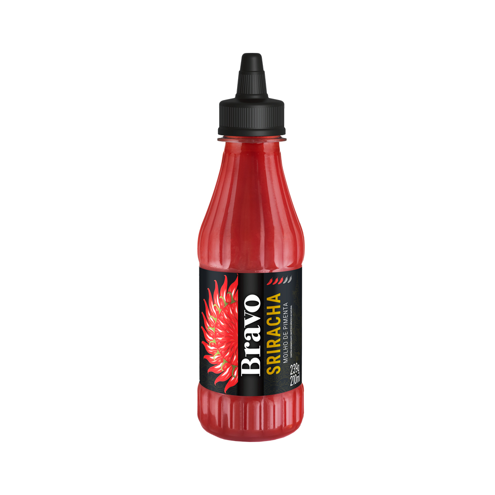 MOLHO PIMENTA BRAVO SRIRACHA 210ML CX/12