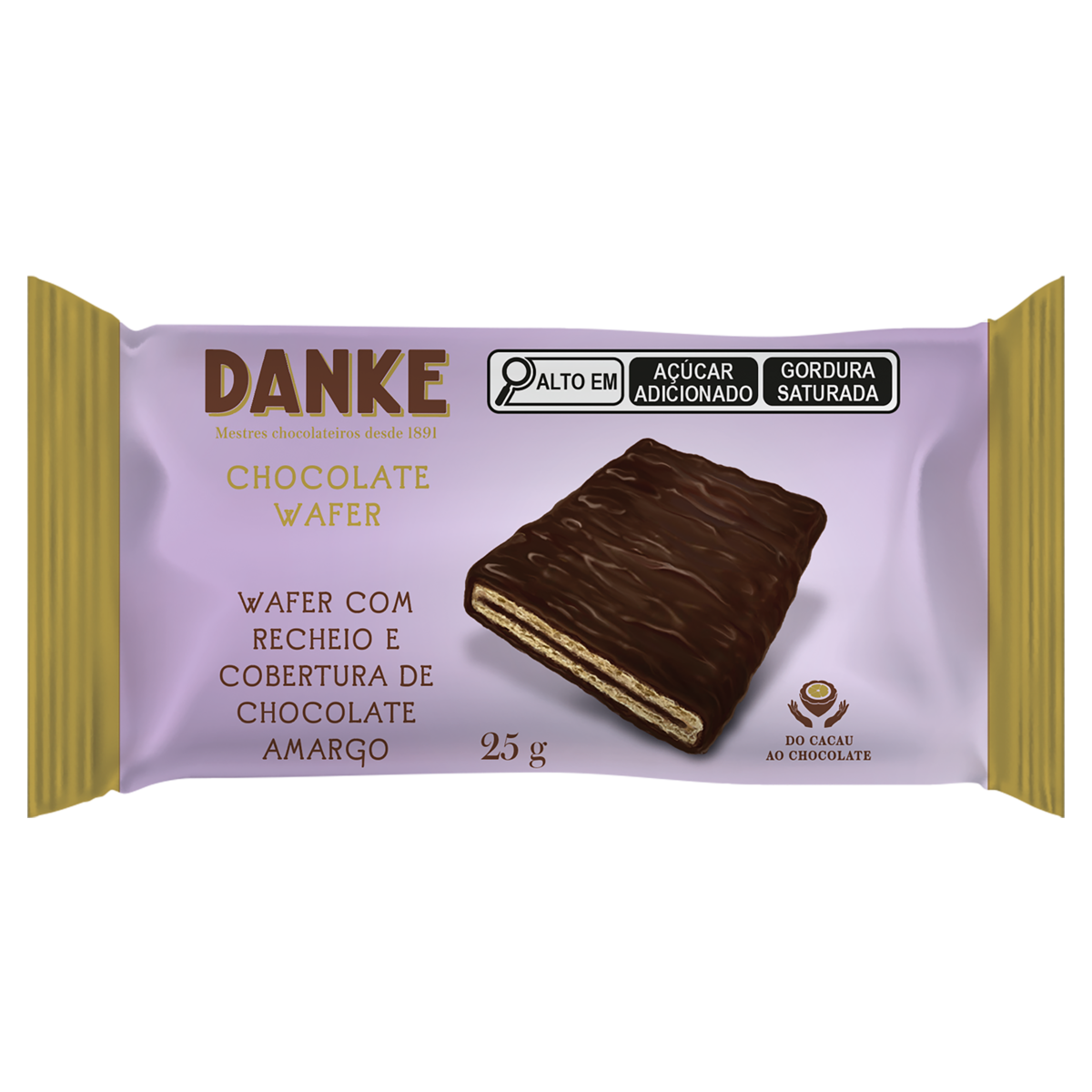 DANKE BARRA WAF 70% CHOC DP12X25GR CX/12