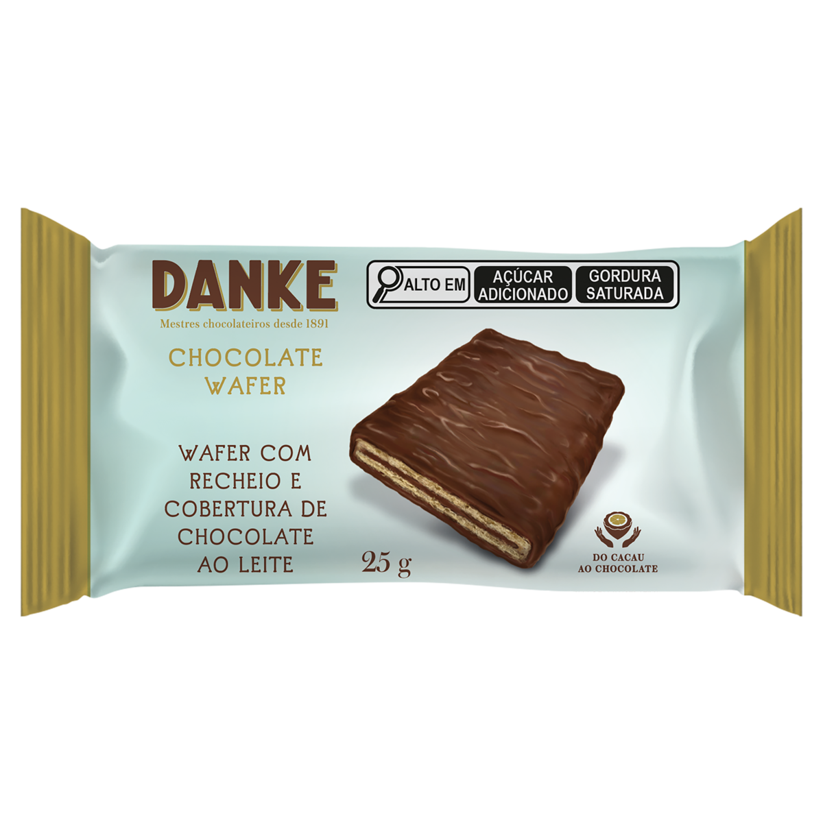 DANKE BARRA WAF AO LEITE DP12X25GR CX/12