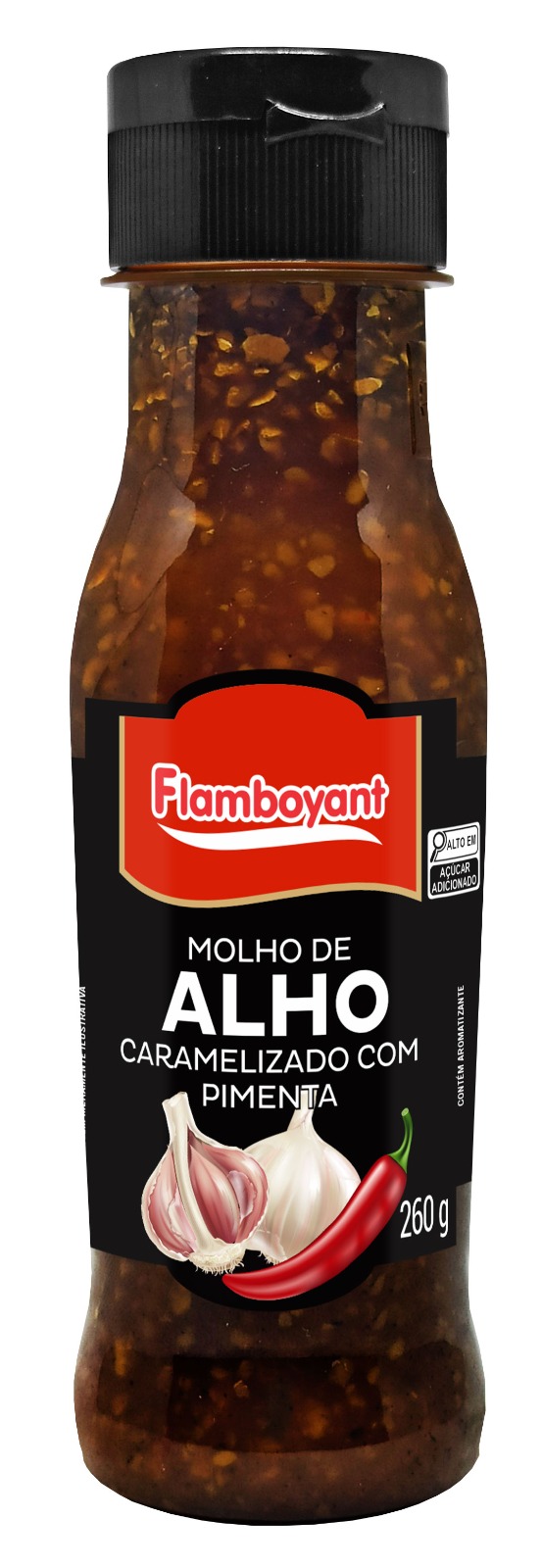 FLAMB MOLHO ALHO C/PIMENTA 260G CX/8