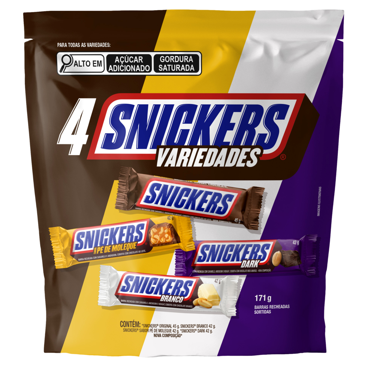 SNICKERS VARIEDADES 171GR CX/24