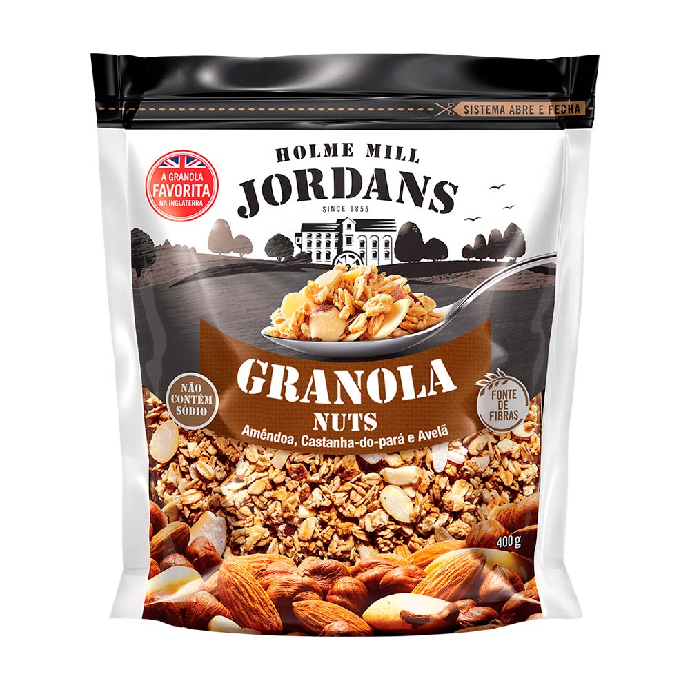 JORDANS GRANOLA NUTS 400G CX/4
