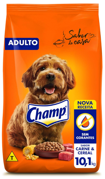 CHAMP ADULTO CARNE & CEREAL 900GR FD/10