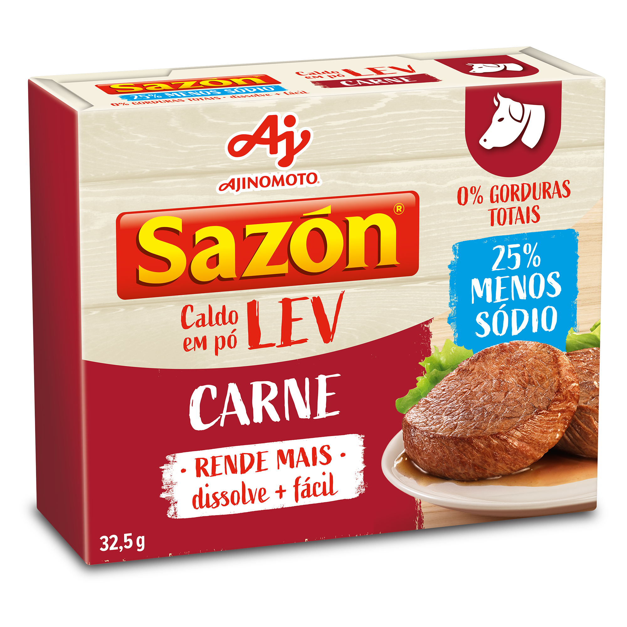 SAZON CALDO LEV CARNE DP5X6,5GR CX/48
