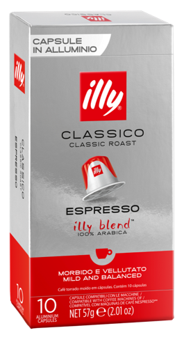 CAFE ESP ILLY CAPS CLASSICO 10X57GR CX10