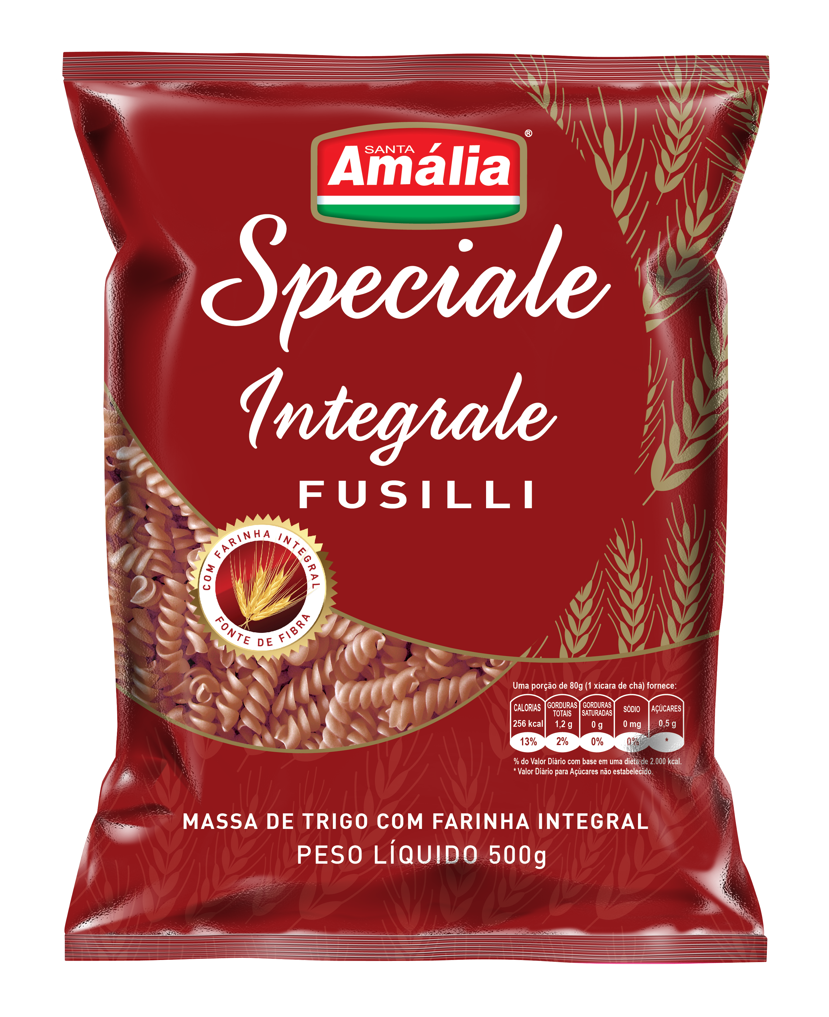 STA AMALIA FUSILLI INTEGRAL 500GR CX/10