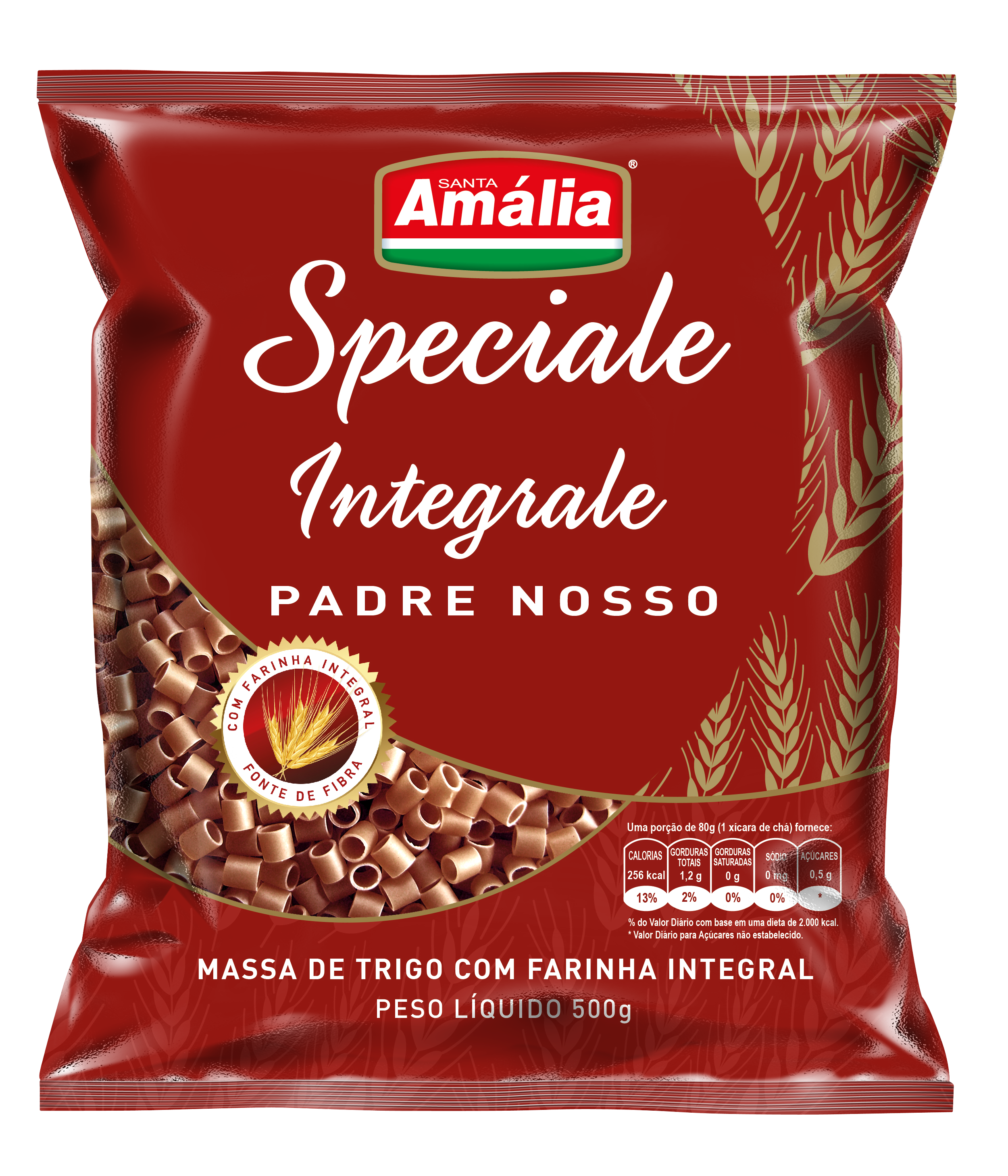 STA AMALIA PAD/NOSSO INTEGRAL 500G CX/10