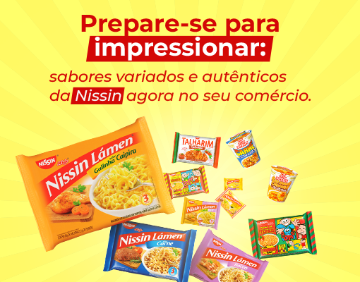 Prepare-se para impressionar: sabores variados e autênticos da Nissin agora no seu comércio